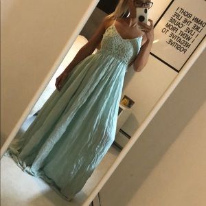 Light Blue backless dress size XS